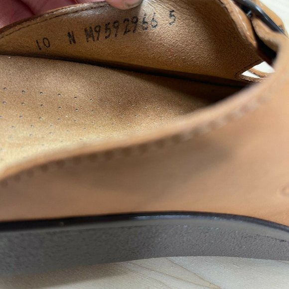 Sas Tripad Comfort Womens M9592966 Leather Buckle Brown Slide Sandals Size 10 N - Picture 8 of 8